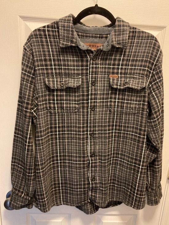Orvis Other - ORVIS Men's Heavyweight Long-Sleeve Flannel Shirt - Size Medium